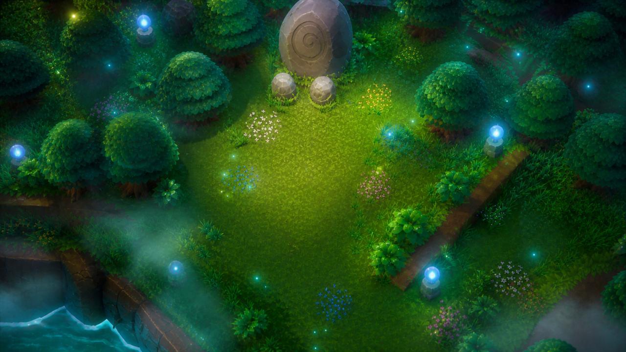 Mystic forest in the V2 world